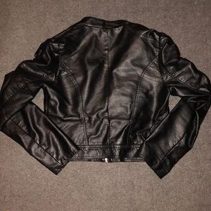 Faux leather jacket, no signs of wear